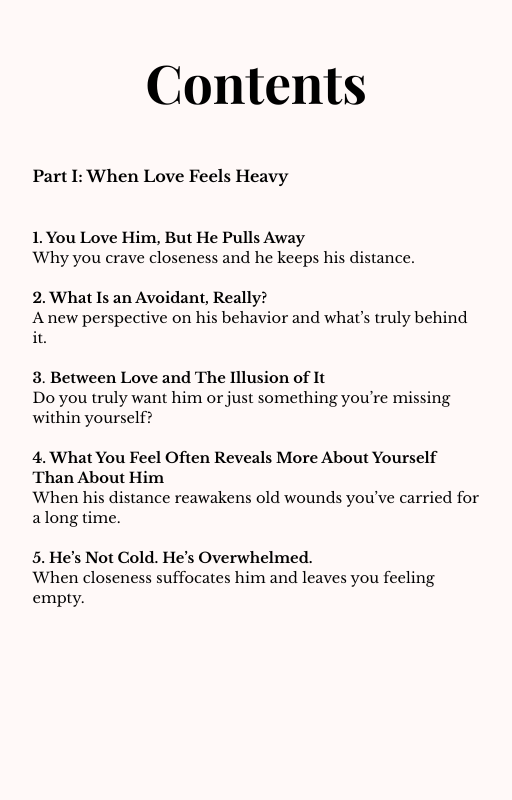 E-Book: Help! I`m In Love With An Avoidant