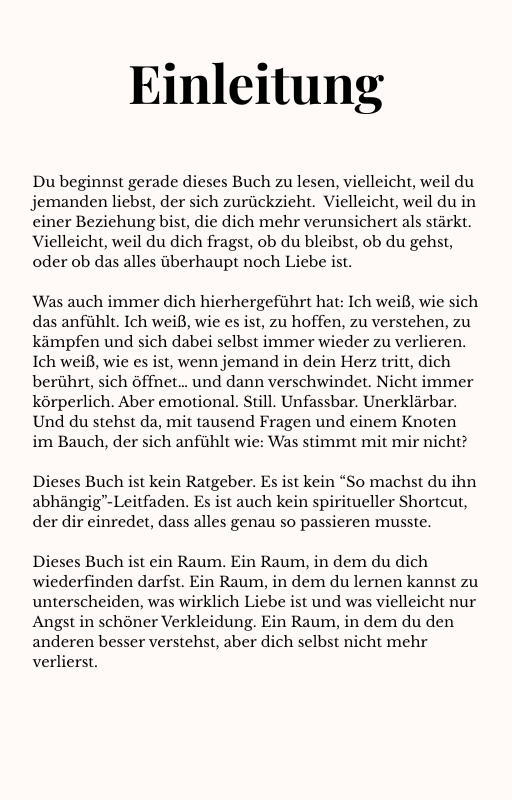 E-Book: Hilfe! Ich liebe einen Vermeider